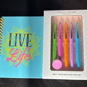 Taylor Elliott Designs Pen Set and Notebook